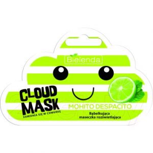 Маска для лица кремовая Bielenda Cloud Mohito Despacito осветляющая кислородная