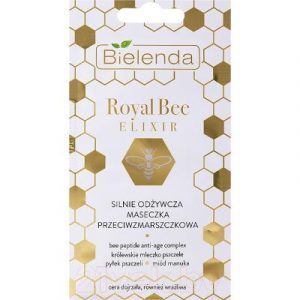 Маска для лица кремовая Bielenda Royal Bee Elixir Сильно питательная против морщин