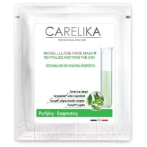 Маска для лица кремовая Carelika Biocellulose Face Mask Purifying-Oxygenating