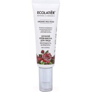 Маска для лица кремовая Ecolatier Green Wild Rose Ночная