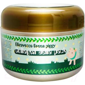Маска для лица кремовая Elizavecca Green Piggy Collagen Jella Pack коллагеновая