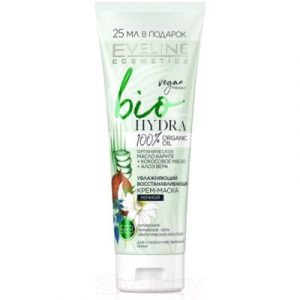 Маска для лица кремовая Eveline Cosmetics Bio Hydra Увлажняющая восстанавливающая Ночная