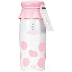 Маска для лица кремовая G9Skin Milk Bubble Essence Pack Plain