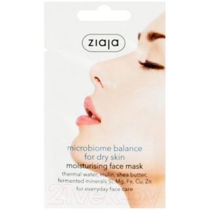 Маска для лица кремовая Ziaja Microbiome balance Обезжиренная для жирной кожи