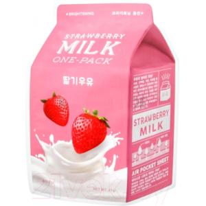 Маска для лица тканевая A'Pieu Strawberry Milk One-Pack