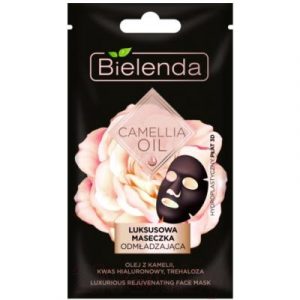 Маска для лица тканевая Bielenda Camellia Oil эксклюзивная омолаживающая
