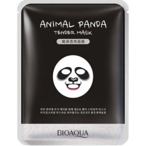 Маска для лица тканевая Bioaqua Animal Face Panda смягчающая