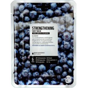 Маска для лица тканевая Dermal It's Real Superfood Mask Голубика