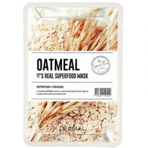 Маска для лица тканевая Dermal It's Real Superfood Mask Овсянка