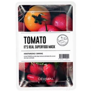 Маска для лица тканевая Dermal It's Real Superfood Mask Томат