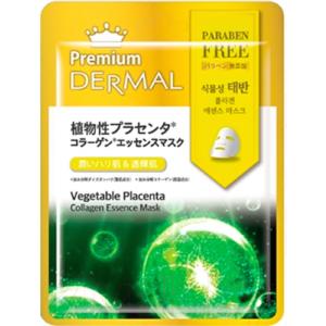 Маска для лица тканевая Dermal Premium Vegetable Placenta Collagen Essence Mask