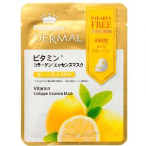 Маска для лица тканевая Dermal Premium Vitamin Collagen Essence Mask