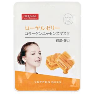 Маска для лица тканевая Dermal Yeppen Skin с пчелиным маточным молочком и коллагеном