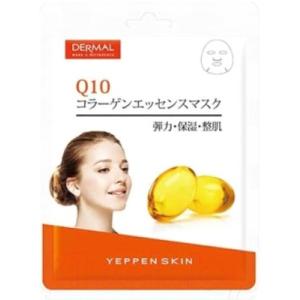 Маска для лица тканевая Dermal Yeppen Skin с Q10 и коллагеном