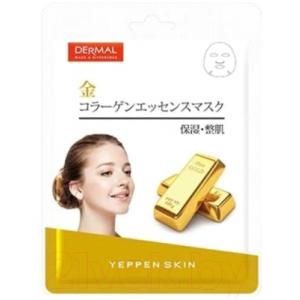 Маска для лица тканевая Dermal Yeppen Skin с золотом и коллагеном