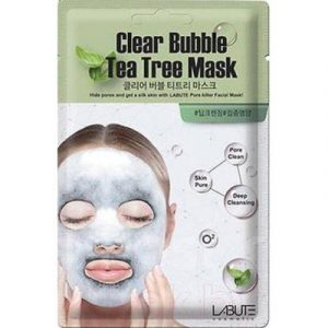 Маска для лица тканевая Labute Clear Bubble Tea Tree Mask