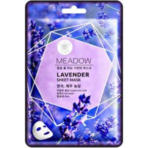 Маска для лица тканевая Mi-Ri-Ne Meadow Лаванда и Алоэ с ледниковой водой