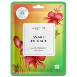 Маска для лица тканевая Mi-Ri-Ne Snake Extract Разглаживающая