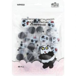 Маска для лица тканевая Miniso Прессованная We Bare Bears / 2606
