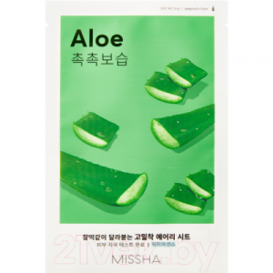 Маска для лица тканевая Missha Airy Fit Sheet Mask Aloe