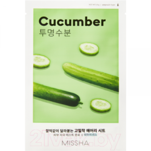 Маска для лица тканевая Missha Airy Fit Sheet Mask Cucumber