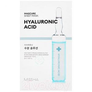 Маска для лица тканевая Missha Mascure Hydra Solution Sheet Mask Hyaluronic Acid увлажняющая