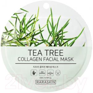 Маска для лица тканевая Raraskin Tea Tree collagen Facial mask