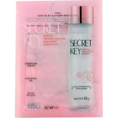 Маска для лица тканевая Secret Key Starting Treatment Essential Mask Sheet Rose Edition