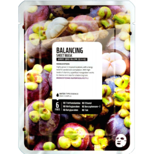 Маска для лица тканевая Superfood Salad for Skin Мангостин - Баланс