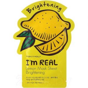 Маска для лица тканевая Tony Moly I`m Real Lemon Mask Sheet Brightening