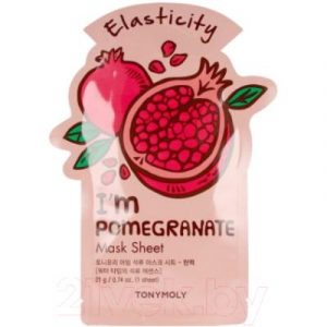 Маска для лица тканевая Tony Moly I`m Real Pomegranate Mask Sheet Elasticity