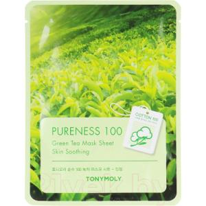 Маска для лица тканевая Tony Moly Pureness 100 Green Tea Mask Sheet