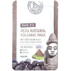 Маска для лица тканевая Welcos Jeju Natural Volcanic Mask Pore Care & Sebum Control