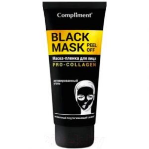 Маска-пленка для лица Compliment Black Mask Pro-Collagen