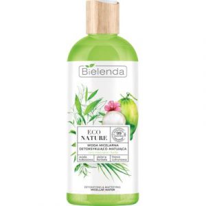 Мицеллярная вода Bielenda Eco Nature кокосовая вода+зеленый чай+лемонграсс детоксифицир.