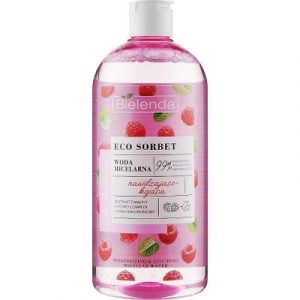Мицеллярная вода Bielenda Eco Sorbet Raspberry увлажняющая и успокаивающая