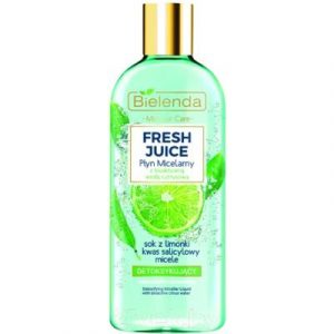 Мицеллярная вода Bielenda Fresh Juice детоксифицирующая лайм