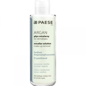 Мицеллярная вода Paese Argan Miceralle Solution Remover
