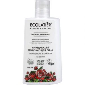 Молочко для снятия макияжа Ecolatier Green Wild Rose Очищающее