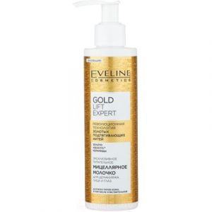 Молочко для снятия макияжа Eveline Cosmetics Gold Lift Expert Мицеллярное