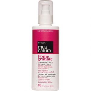 Молочко для снятия макияжа Farcom Mea Natura Pomegranate 3 в 1 очищающее для лица и глаз