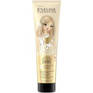 Молочко для тела Eveline Cosmetics Glow And Go! Мерцающее 3в1