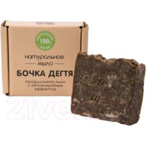 Мыло твердое Meela Meelo Натуральное Бочка дегтя