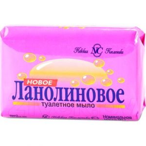 Мыло твердое Невская Косметика Ланолиновое