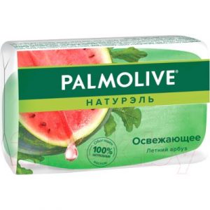 Мыло твердое Palmolive Натурэль. Освежающее летний арбуз