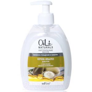 Мыло жидкое Belita Oil Naturals с маслами Арганы и Жожоба Нежное очищение и забота