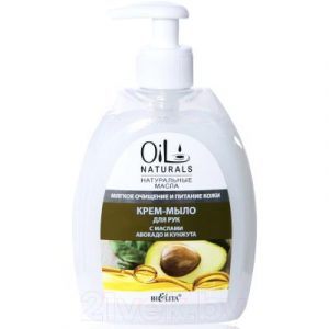 Мыло жидкое Belita Oil Naturals с маслами Авокадо и Кунжута Мягкое