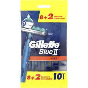 Набор бритвенных станков Gillette Blue II Plus одноразовые