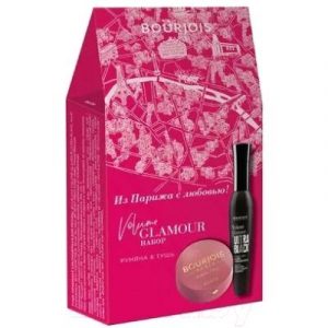 Набор декоративной косметики Bourjois Тушь д/ресниц Volume Glamour Ultra Black 61+Румяна Blusher 33