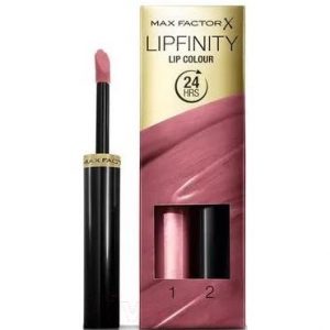 Набор декоративной косметики Max Factor Lipfinity Помада Lip Colour+Блеск Moisturising Top Coat 020